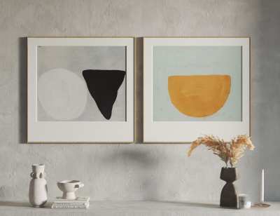 北欧装饰画3D模型下载